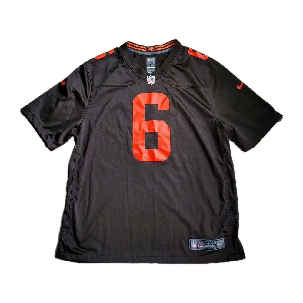 Cleveland Browns Jersey Baker Mayfield #6 NFL Nike On Field Game Men's XXL 1946